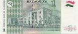 1 somoni (other side) 1