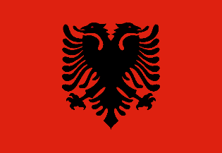 Ulusal Bayrak, Arnavutluk