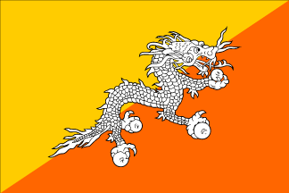 Ulusal Bayrak, Butan