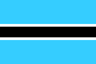 Ulusal Bayrak, Botsvana