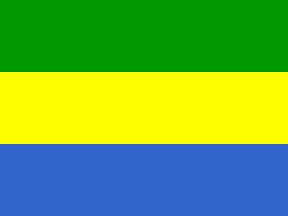 Ulusal Bayrak, Gabon