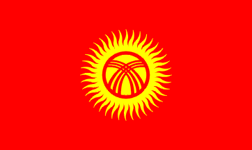 Ulusal Bayrak, Kırgızistan