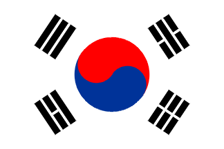 Ulusal Bayrak, Güney Kore