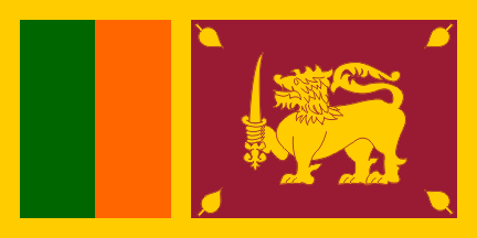 Ulusal Bayrak, Sri Lanka
