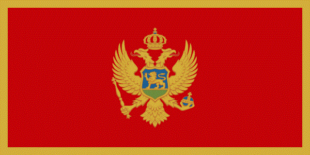 Ulusal Bayrak, Karadağ