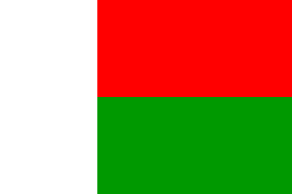Ulusal Bayrak, Madagaskar