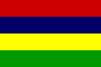Ulusal Bayrak, Mauritius