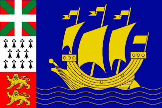 Ulusal Bayrak, Aziz Pierre ve Miquelon