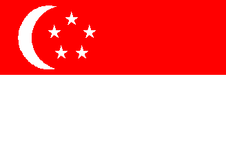 Ulusal Bayrak, Singapur