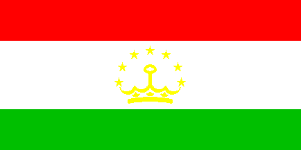 Ulusal Bayrak, Tacikistan