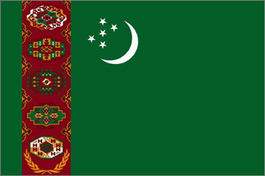 Ulusal Bayrak, Türkmenistan