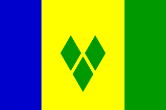 Ulusal Bayrak, Saint Vincent ve Grenadines