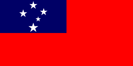 Ulusal Bayrak, Samoa